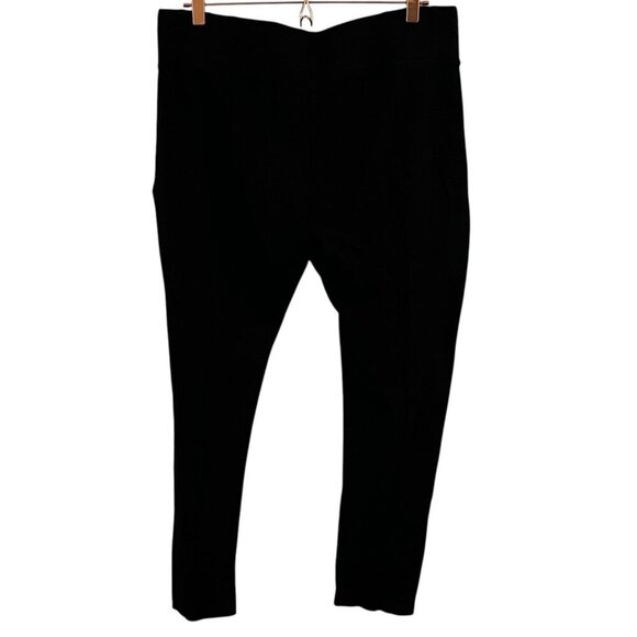 Dress Barn Black Womens XL High-Waisted Stretch Leggings Versatile Comfortable - Picture 2 of 9